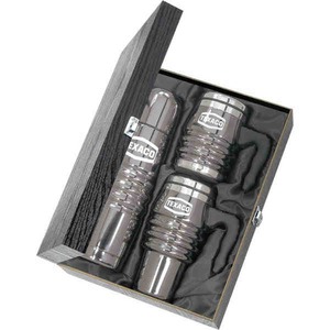 Canadian Manufactured Black Chrome Tri Roll Combination Gift Sets, Custom Designed With Your Logo!