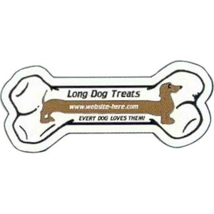 Canadian Manufactured Bone Stock Shaped Magnets, Custom Made With Your Logo!