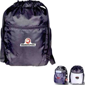 Canadian Manufactured Deluxe Zipper Cinchpaks, Custom Printed With Your Logo!