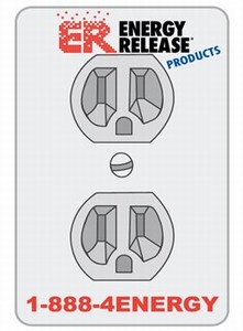 Custom Printed Canadian Manufactured Electrical Outlet Stock Shaped Magnets