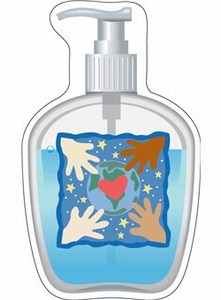 Canadian Manufactured Hand Soap Stock Shaped Magnets, Personalized With Your Logo!