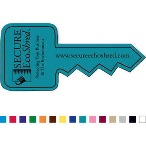 Key Stock Shaped Magnets, Custom Printed With Your Logo!