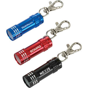 Custom Printed Canadian Manufactured LED Keychain Flashlights