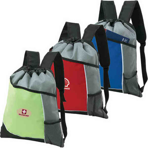 Custom Printed Canadian Manufactured Non Woven Cinchpaks