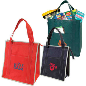 Canadian Manufactured Non Woven Insulated Zipper Totes, Custom Imprinted With Your Logo!