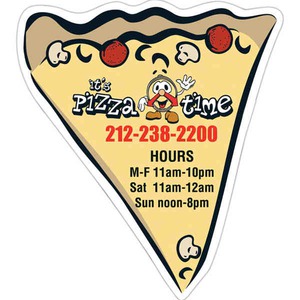 Custom Printed Canadian Manufactured Pizza Slice Stock Shaped Magnets