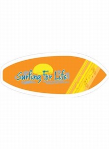 Custom Printed Canadian Manufactured Surfboard Stock Shaped Magnets