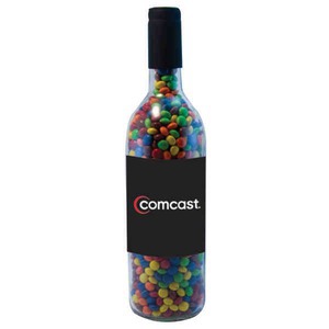 Candy Filled Wine Bottles, Custom Printed With Your Logo!