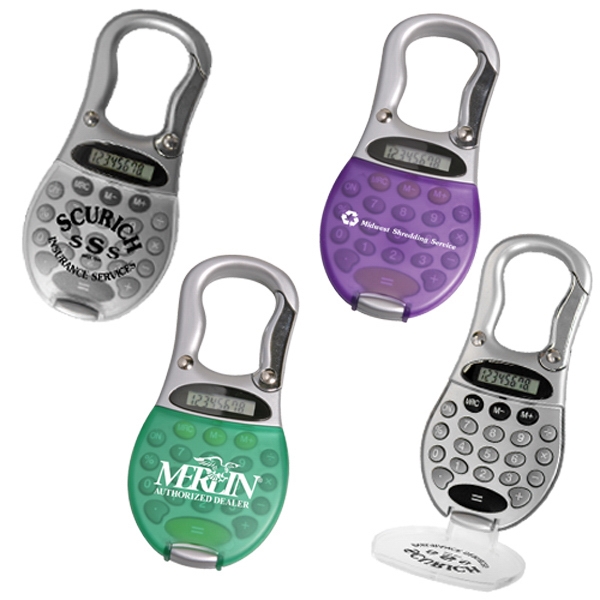 Calculator Carabiners, Custom Made With Your Logo!