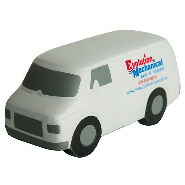 Cargo Van Stress Ball Squeezies, Customized With Your Logo!