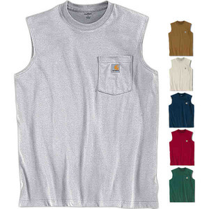Custom Printed Carhartt Brand Sleeveless Tee Shirts