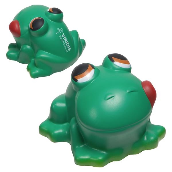 Frog Shaped Stress Relievers, Custom Printed With Your Logo!