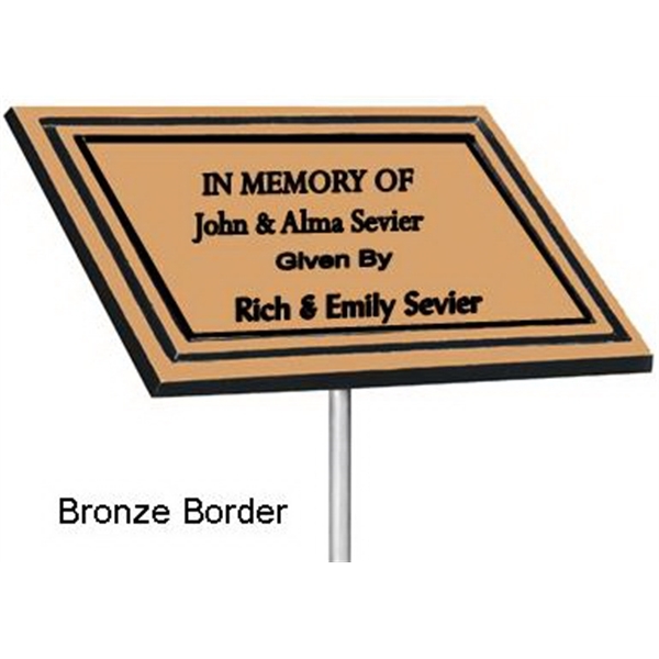 Custom Printed Cast Aluminum Plaques