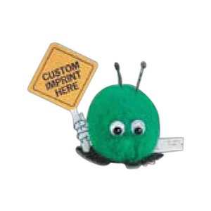 Caution Sign Holding Weepuls, Custom Imprinted With Your Logo!