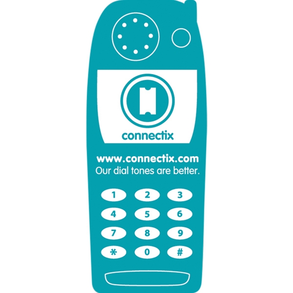 Canadian Manufactured Cell Phone Stock Shaped Magnets, Custom Imprinted With Your Logo!