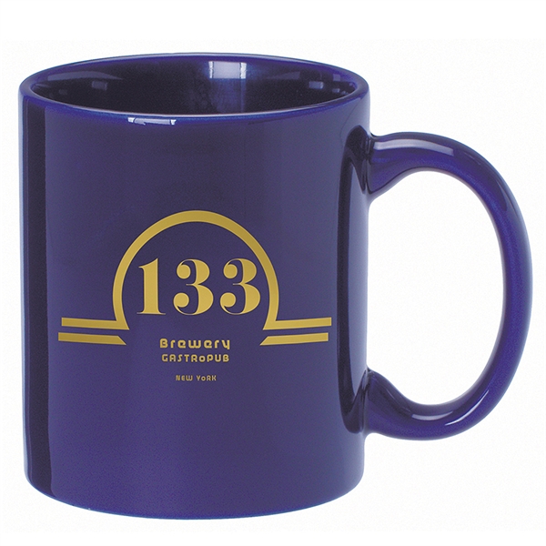 Blue Color Mugs, Custom Printed With Your Logo!