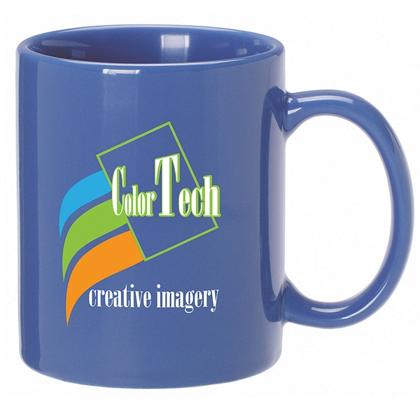 Blue Color Mugs, Custom Printed With Your Logo!