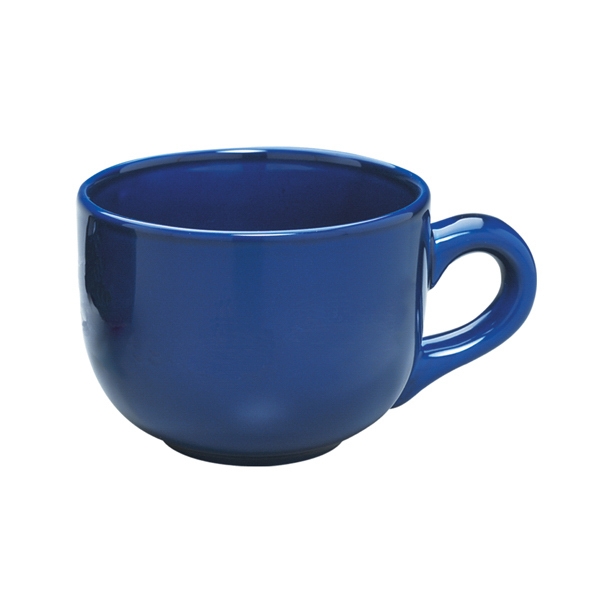 Colored Ceramic Soup Mugs, Custom Imprinted With Your Logo!