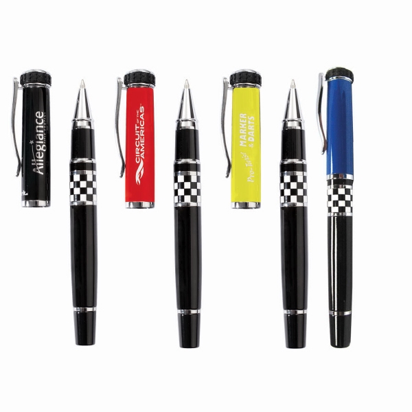 Racing Theme Pens, Custom Printed With Your Logo!