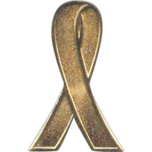 Childhood Cancer Awareness Ribbon Pins, Custom Imprinted With Your Logo!