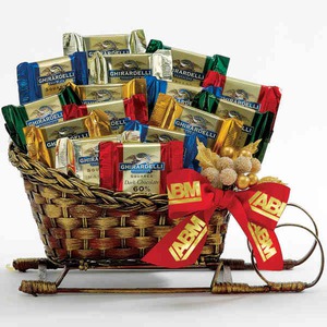 Chocolate Cravings Gift Baskets, Custom Imprinted With Your Logo!