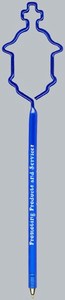 Church Tower Bent Shaped Pens, Custom Printed With Your Logo!