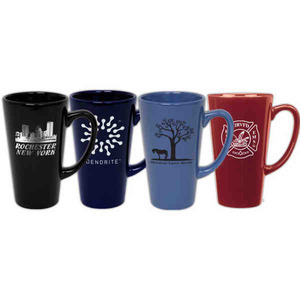 Ceramic Café Mugs, Customized With Your Logo!