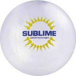 Custom Printed Clear Color Translucent Beach Balls