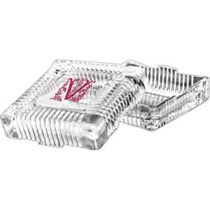 Clear Crystal Treasure Chests, Custom Printed With Your Logo!