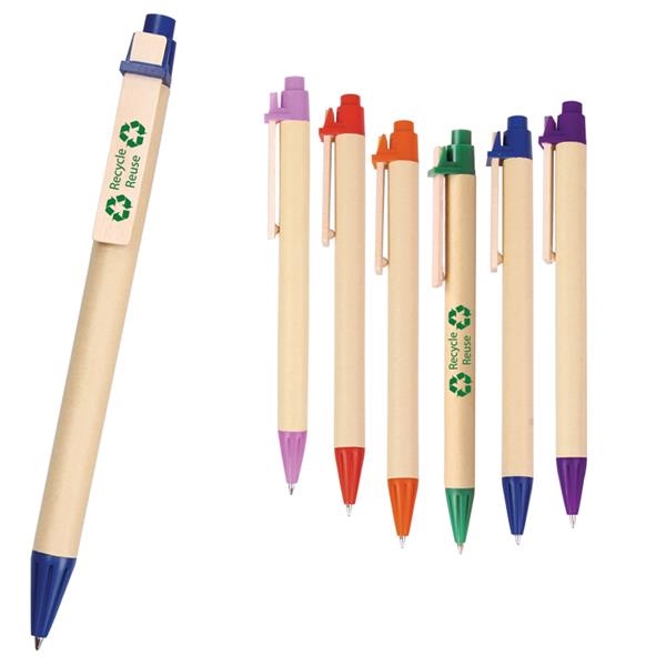 Recycled Material Pens, Custom Printed With Your Logo!