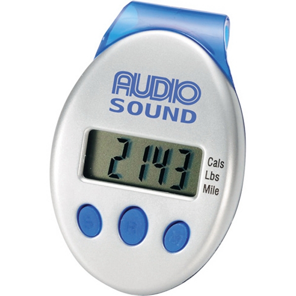 1 Day Service FM Radio Pedometers, Customized With Your Logo!
