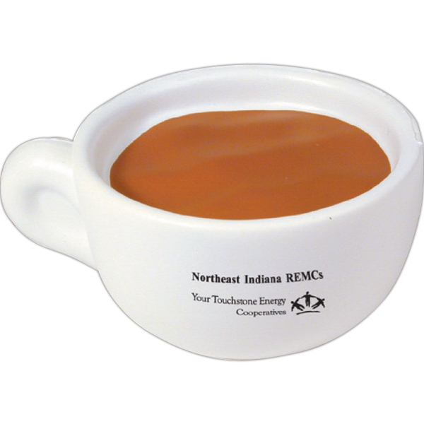 Coffee Cup Stress Relievers, Custom Printed With Your Logo!