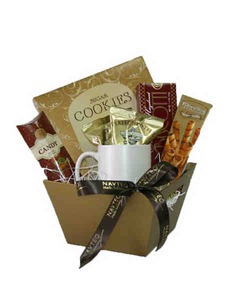 Coffee Lovers Gift Baskets, Custom Imprinted With Your Logo!