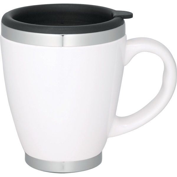 14oz. Double Wall Constructed Coffee Mugs, Custom Printed With Your Logo!