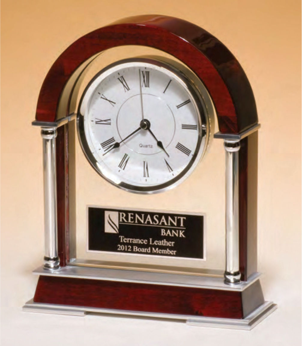 Engraved Clocks, Custom Engraved With Your Logo!