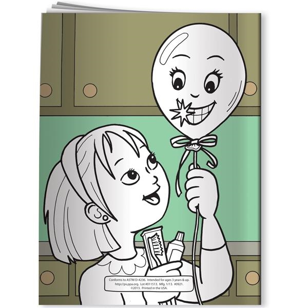 Dentist Themed Coloring Books, Custom Imprinted With Your Logo!