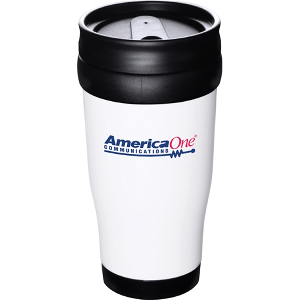 Transparent Wall Travel Tumblers, Custom Printed With Your Logo!