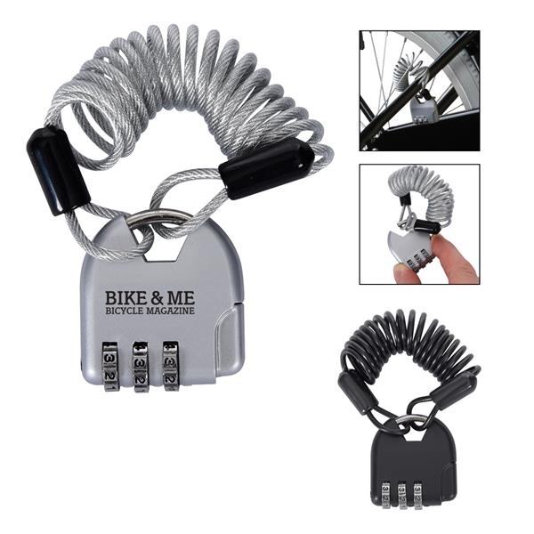 Bike Locks, Custom Imprinted With Your Logo!