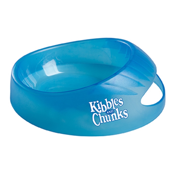 Dog Bowls with Built in Scoops, Custom Printed With Your Logo!