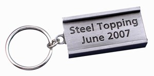 Grand Opening Theme Key Chains, Custom Printed With Your Logo!