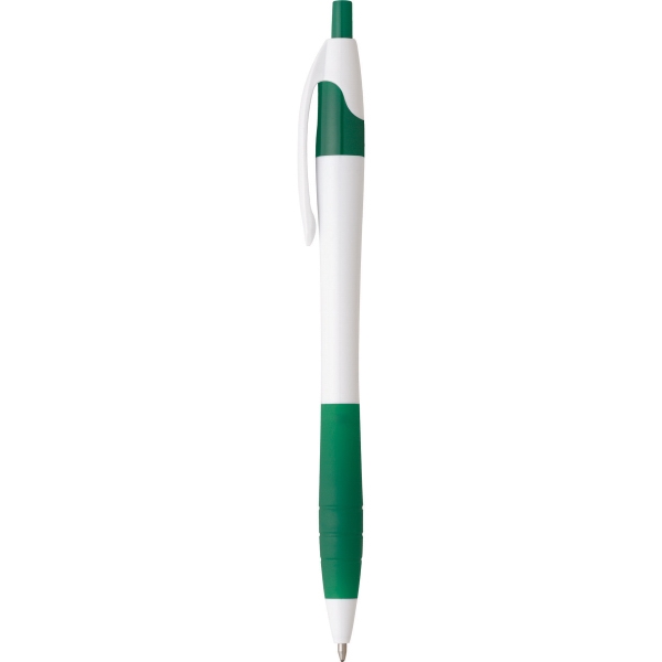 1 Day Service White Barrel Stick Pens, Custom Imprinted With Your Logo!