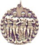 Cross Country Millennium Medals, Personalized With Your Logo!