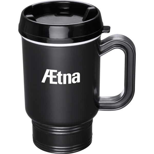 1 Day Service Travel Mugs with White Liners, Custom Printed With Your Logo!
