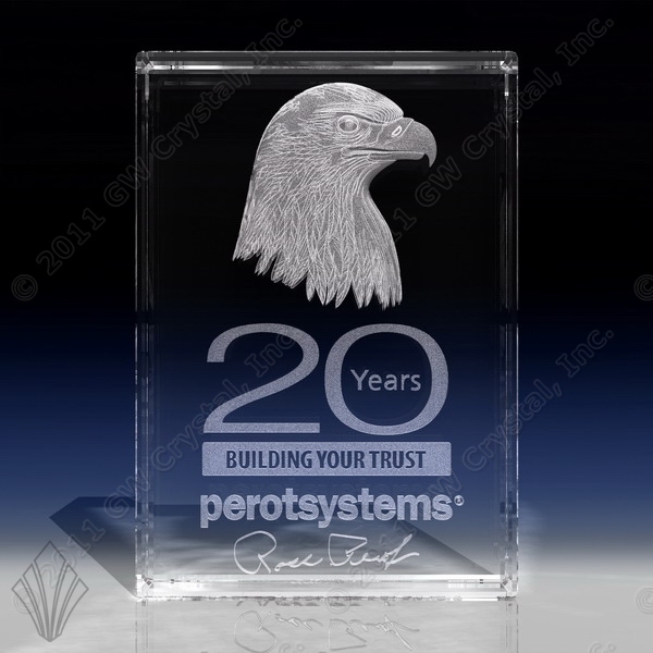 Rectangular Crystal Awards, Custom Engraved With Your Logo!