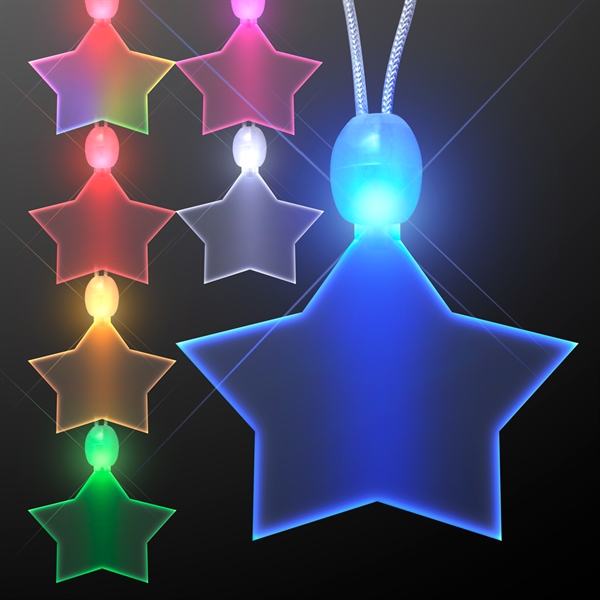 Star Shaped Glow Necklaces, Custom Made With Your Logo!