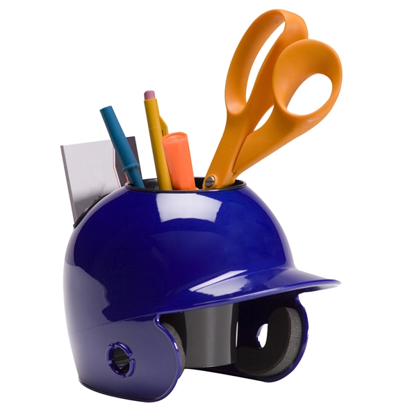 Baseball Helmet Desk Caddies, Custom Imprinted With Your Logo!