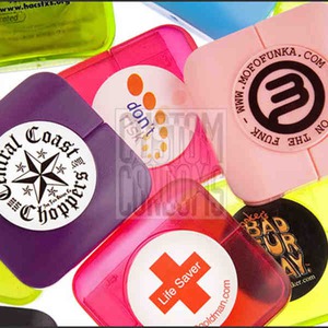 Condom Compacts, Custom Imprinted With Your Logo!
