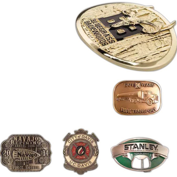 Belt Buckles, Custom Imprinted With Your Logo!