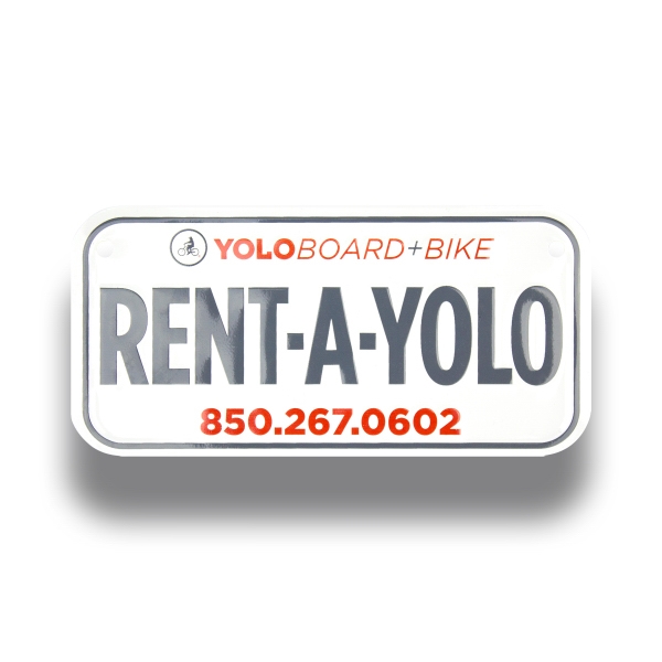 Bicycle Plates, Customized With Your Logo!