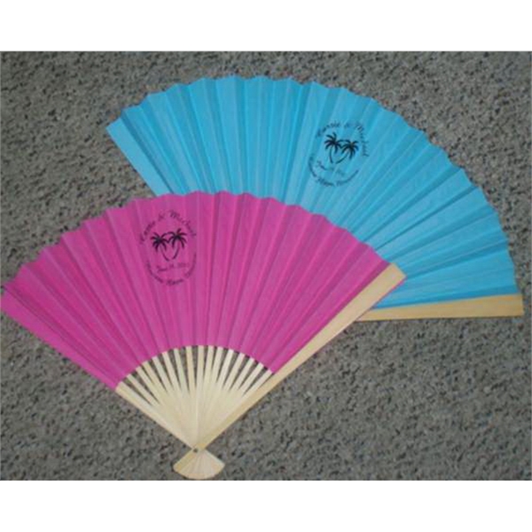 Asian Folding Fans, Custom Printed With Your Logo!